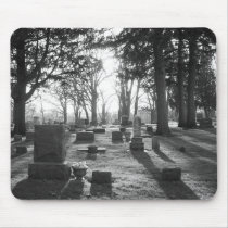 Final Sunset (b&w) Mousepads