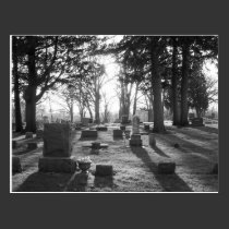 Final Sunset (b&w) Postcard postcards