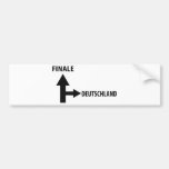 finale deutschland icon bumper sticker