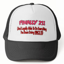 Finally 21! mesh hat