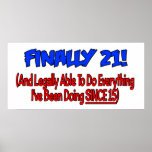 Finally 21! print