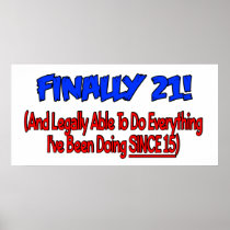 Finally 21! print