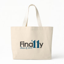 Finally Class of 2011 Canvas Bags