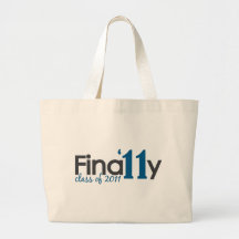 Finally Class of 2011 Canvas Bags