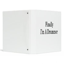 Finally I'm A Drummer Binders