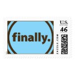 Finally. Postage Stamp