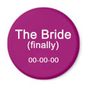 Finally the Bride Gift magnet
