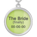 Finally the Bride Necklace Pendant necklace