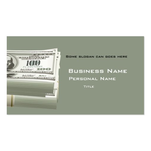 Finance Business Business Card (front side)