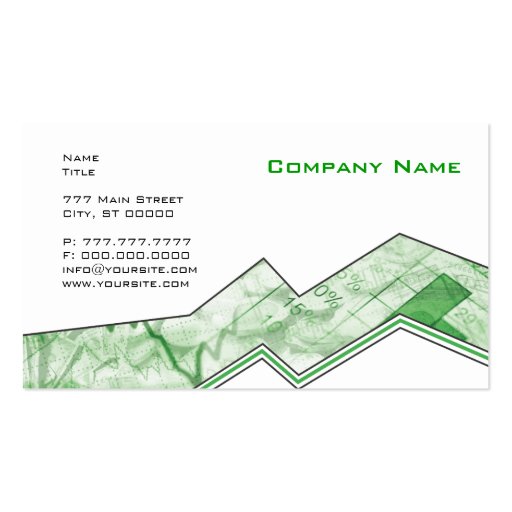 Finance Business Card (front side)
