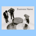 Finance business card business cards
