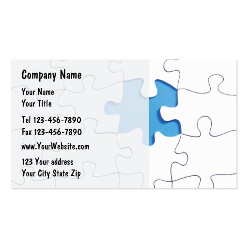 Finance Business Cards (front side)