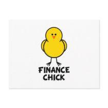Finance Chick postcards