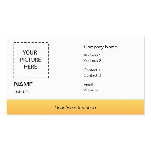 Finance/Insurance - Business Business Card Template (front side)