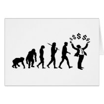 Financial adviser banker investment broker gear cards by Funkart Financial adviser banker investment broker gear cards
