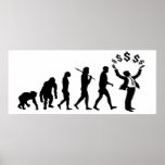 Financial adviser banker investment broker gear poster
