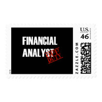 FINANCIAL ANALYST DARK postage