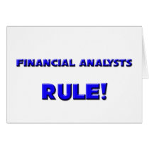 Financial Analysts Rule! cards by professions Financial Analysts Rule! cards