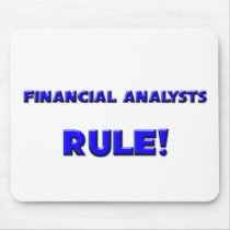 Financial Analysts Rule! mousepads by professions Financial Analysts Rule! mousepads