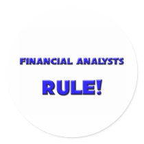 Financial Analysts Rule! stickers