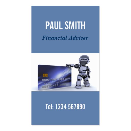 Financial Business Card (front side)