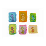 Financial consultant sales money fun unique art business card templates Financial consultant sales money fun unique art business card templates