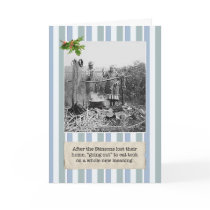Financial Crisis Lost Our Home Christmas Card