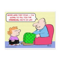 financial facts of life postcards