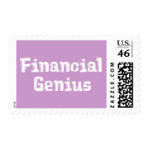 Financial Genius Gifts Stamp
