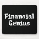Financial Genius Mousepad by geniusgifts Financial Genius Mousepad