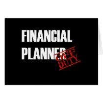 FINANCIAL PLANNER DARK cards