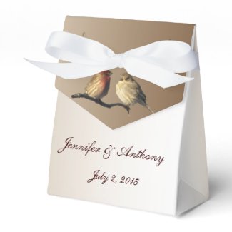 Finches Party Favor Boxes