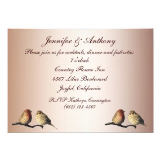 Finches Wedding Reception