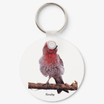Finchy Key Chain keychains by artbyjolyn Finchy Key Chain keychains