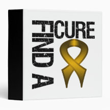 FIND A CURE Appendix Cancer 3 Ring Binder