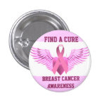 Find A Cure,Breast Cancer Awareness_ buttons