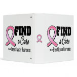 Find a Cure Breast Cancer 3 Ring Binder