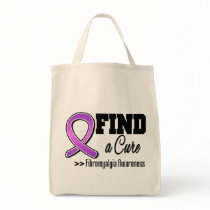 Find a Cure Fibromyalgia Awareness bags