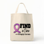 Find a Cure Fibromyalgia Awareness Canvas Bag