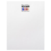 Find A Cure For All Cancers Letterhead Design