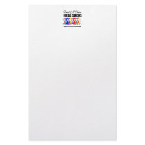 Find A Cure For All Cancers Customized Stationery