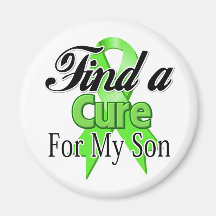 Find a Cure For My Son - Lymphoma Refrigerator Magnets