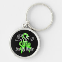 Find a Cure For My Uncle - Lymphoma Keychains