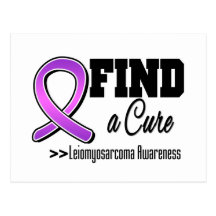 Find a Cure Leiomyosarcoma Awareness Postcard