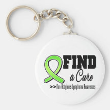 Find a Cure Non Hodgkins Lymphoma Awareness Keychain