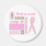 Find A Cure! Refrigerator Magnet
