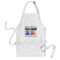 Find a Cure Ribbons For All Cancers Aprons