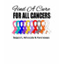Find a Cure Ribbons For All Cancers Tees