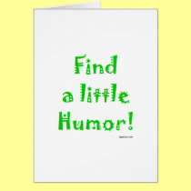 Find a little humor cards