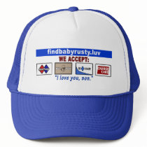 Find Baby Rusty - Trucker Hat by thesquidshop Find Baby Rusty - Trucker Hat